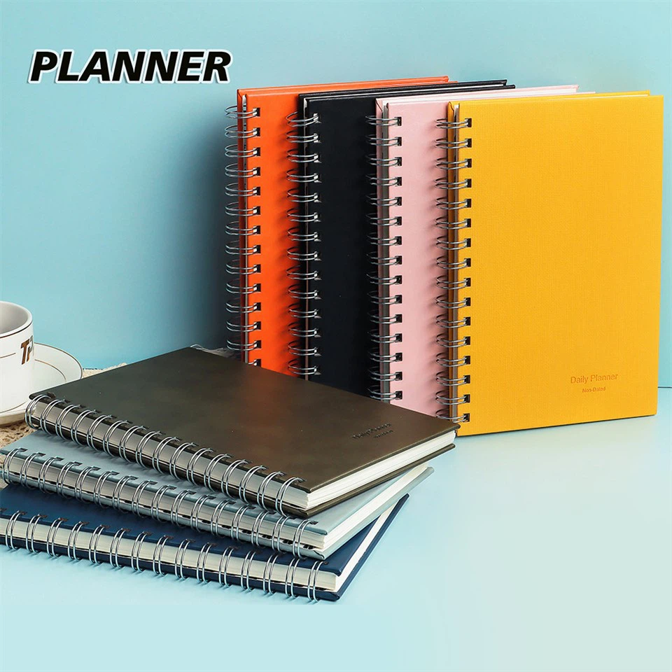 كتاب حلزوني بغلاف مقوى