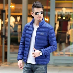 معطف منتفخ خفيف للرجال